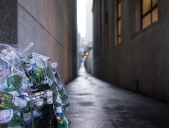 Trash in the streets
